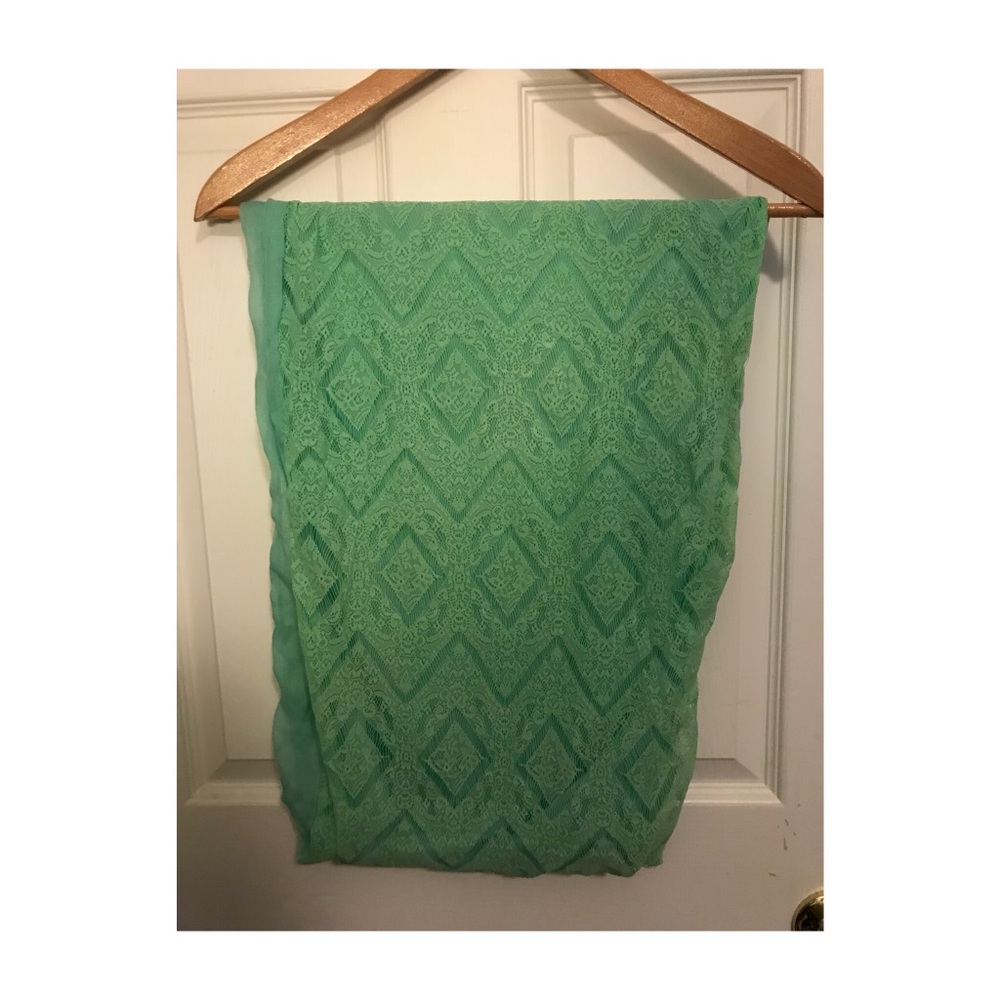 Turquoise Infinity Scarf - Picture 3 of 4